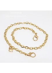 O Shape Aluminum Chain Belt Gold Metal Chain 0.6cm For Designer Handbag Bag Purse Replacement Hardware Accessories 6mm