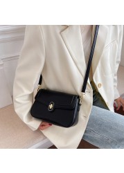 HOCODO Pu Leather Shoulder Bag Women Solid Color Female Handbag Quality Ladies Small Square Box Fashion Crossbody Bags For Women