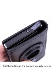 2022 AirTag Card Holder for Men Wallets Money Bags Anti-thin PU Leather Wallet for Apple Air Tag Male Smart Purses Cover