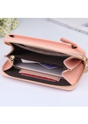 Women's Long Wallet, Shoulder Bag, Wallet, Zipper Phone Pocket, Card Holder, New Collection