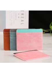 PU thin card holder multi-purpose female student card holder bank card holder credit card holder portable holder