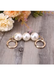 1pc 13cm Pearl Purse Chain Strap Extender for Cross Body Shoulder Handbag DIY Purse Replacement Charm Bag Accessories