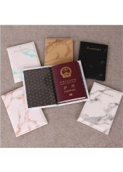 Starry Sky Passport Cover Fashion Women Men PU Leather Travel Wallet Landscape Passport Holder High Quality Case For Passports