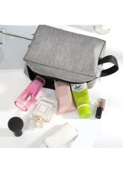 Travel Waterproof Oxford Cloth Toiletry Wash Storage Handbag Women Men Shaving Large Portable Shower Makeup Bag Handbag