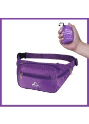 Women Folding Fanny Pack Water Resistant Waist Bag Women Fashion Travel Shoulder Bag Chest Bag