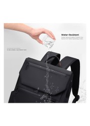 High Quality Waterproof Men's 15 Inches Laptop Backpack Fashion Urban Man Backpack USB Charging Business Travel Backpack Unisex