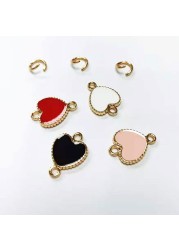 1pc Heart-shaped Bag Extension Chain Strap Handbag Shoulder Strap All-match Bag Accessories with Hanging Buckle Exquisite Decor