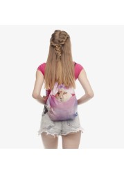 3D Print Drawstring Bag Sports Drawstring Backpack Guinea Pig Fashionable Men Women New Collection