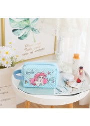 Disney cartoon large capacity women's cosmetic bag travel clutch multifunction large capacity durable PVC zipper storage bag