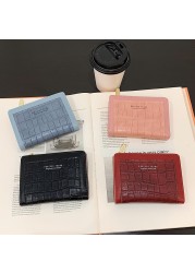 Stone Style 2022 New Small Women Wallets Short Female Leather Women Wallet Card Holder Coin Purse Ladies Pockets