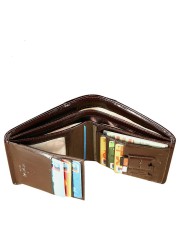 Classic Style Wallet Genuine Leather Men Short Wallets Male Purse Card Holder Wallet Men Fashion High Quality Genuine Leather