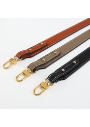 Cowhide Bag Straps Women Handbag Handle Belt Shoulder Bag Wide Strap Genuine Leather Bag Strap Part Strap for Bags 53cm