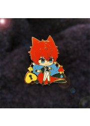 Final Fantasy XIV FF14 Haurchefant Greyston Emmett Silk G'raha Tia Metal Badge Brooch Botton Pin Cosplay Bag Acc