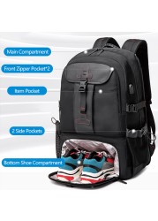 2022 Waterproof Backpacks USB Charging School Bag Anti-theft Men Backpack Fit 15.6 Inch Laptop Travel Bag High Capacity