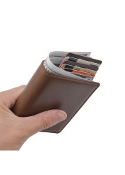 Men's Smart Wallet, Rfid, Metal Aluminum, Credit Card, Small Wallet