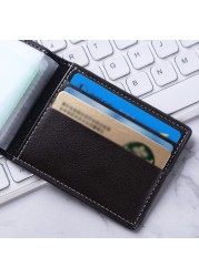 Ultra-thin Driver's License Holder PU Leather Car Cover Driving Documents Business ID Pass Certificate Folder Wallet Unisex