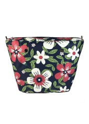 Floral trim waterproof inner insert, classic small inner pocket, handbags accessory