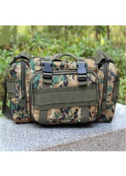 Military Camouflage Bags Waist Pack Canvas Camera Single Shoulder Messager Bag RV641456