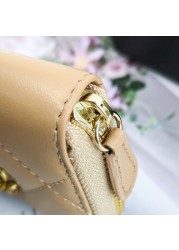 Lingge series bag female summer wild 2021 new trendy fashion western style small square box summer messenger mobile phone bag