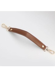 Lady PU Leather Shoulder Strap Black Handbag Strap Bag Bags DIY Handle Replacement Bag Short Straps Bags Accessories 28cm