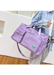 Outdoor Casual Large Capacity Women Sports Handbags Fashion Patchwork Women Handbags Fitness Crossbody Bag Travel Shoulder Bag