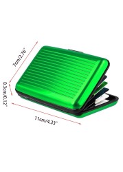 Aluminum Business ID Credit Card Holder Pocket Wallet Purse Organizer