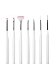 nail brush set manicure gel brush for nail stickers manicure brush liquid powder tool acrylic carving brush gel liner brush set