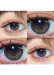 Mel Creek Colored Contact Lenses Large Diameter Myopia Lenses With Diopter Zoom Bright Eyes Cosmetic Lenses