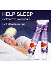 2pcs Sleepless Cream Improve Sleep Calm Mood Calming Balm Insomnia Relax Help Sleep Cream Relieve Stress Anxiety OintmentA759