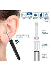 NP20 Smart Ear Cleaner Stick with Endoscope 400W High Precision Wireless Earwax Remover Set Rechargeable Otoscope Cleaning Tools