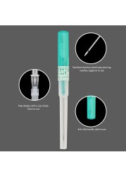 Disposable body piercing needles sterile steel surgical needles 14g 16g 18g 20g 22g 50pcs