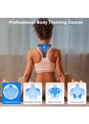 HIIP Intelligent Posture Correction Device Smart Posture Correction Reminder Wearing Back Posture Training Corrector for Adults