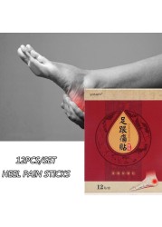 12pcs/set Heel Spur Pain Relief Patch Foot Care Tool Rapid Care Heel Pain Herbal Therapy Spur Plaster Relief Foot Patch L9S6