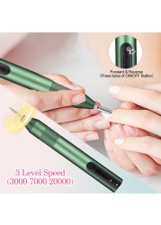 SENIGNOL Portable Electric Nail Machine Wireless Rechargeable Nail Drill for Manicure Pedicure Nail Saw Kit Nail Salon Tool