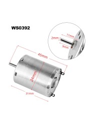 Professional tattoo motor 17mm 24mm dc micro 8500rp iron core motor for rotary machine liner and shader tattoo parts accessories