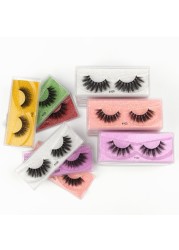 Lanjinglin - Artificial mink eyelashes in bulk, natural eyelashes, wholesale