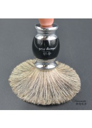 Pure Badger Hair Shaving Brush Resin Handle Metal Brush Chinese Antique Hand Shaving Supplies