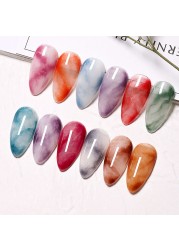 15ml Clear Blossom Gel Nail Polish Gradient Blossoming Smock Effect Watercolor Nail Gel Soak Off UV Functional Nail Gel