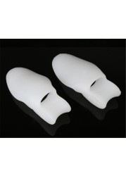 1pc toe separators spacer straightener thumb big toe pad device toe pads thumb valgus corrector relief foot bunion