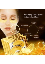 InniCare 50/60/80/100pcs Crystal Collagen Golden Eye Mask Dark Circles Acne Beauty Patches for Eye Skin Care Korean Cosmetics