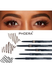 PHOERA 5 Color Natural Long Lasting No Blooming Double Ended Eyebrow Pencil Waterproof Sweatproof No Fading Eyebrow Pen TSLM1