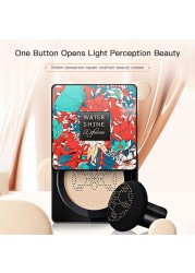 Mushroom Head BB Air Cushion Foundation CC Cream Women Waterproof Concealer Brighten Face Base Tone Korean Cosmetic Makeup TSLM1