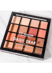 16 Colors Shimmer Matte Eyeshadow Palette Waterproof Long Lasting Eye Shadow Pigment Earth Color Eyes Makeup Cosmetics TSLM1