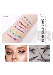 DEROL Easy To Smudge Eyeliner Pen Not Easy To Fade Waterproof Quick Drying Eyeliner Fashion Women Cute Makeup 8 Colors Optional