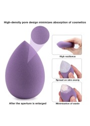 8pcs Makeup Blender Beauty Egg Set Gourd Water Drop Puff Makeup Sponge Set Colorful Pillow Cosmetic Sponge Tool Wet and Dry Use