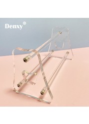 Denxy 1pc Thick High Quality Dental Pliers Holder Clear Acrylic Tool Rack Pliers Shelf Dental Accessories