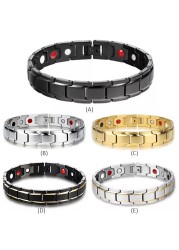 Body Slimming Weight Loss Bracelet Anti Fatigue Hematite Beads Stretch Bracelet Magnetic Therapy Bead Wrist Bracelets