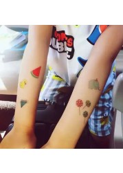 10 sheets tattoo sticker cute cartoon children one-off tattoo stickers make up tattoo stickers available for body, arm and forehead