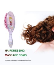 Cartoon Children Foam Panda Anti-static Hair Brush Massage Comb Shower Wet Detangling Hair Brush Salon Hairdressing Tools