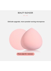 1pc Peach High Quality Portable Makeup Sponge With Box Powder Puff Foundation Bevel Cutting Tools Free Shipping Makeup Sponges